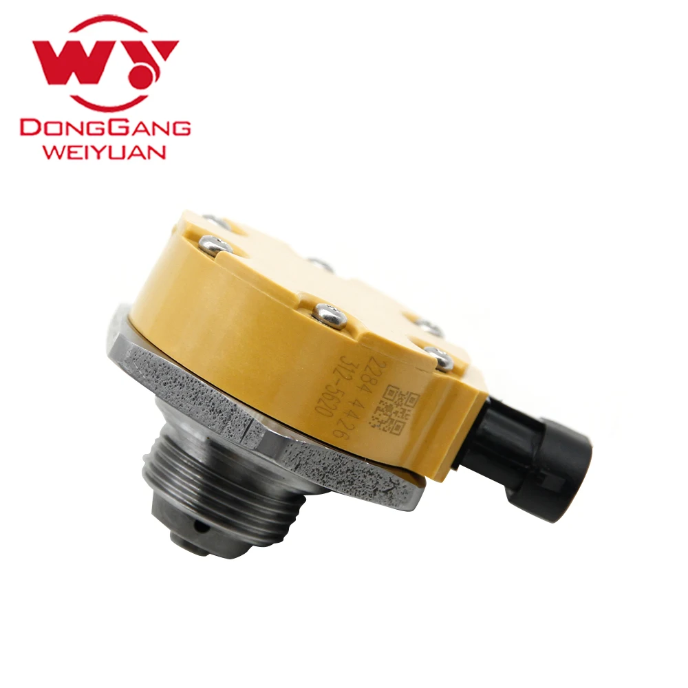 Solenoid complete for 320D pump for Caterpillar pump 326-4635 , solenoid valve assembly C6.4, C6.6 engine