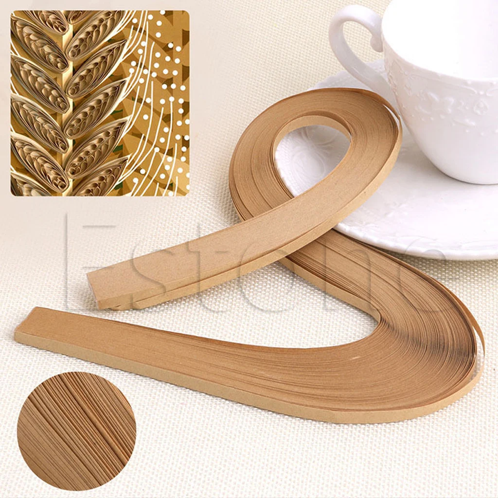 

120 Stripes Quilling Paper 5mm Width Solid Color Origami Paper DIY Hand Craft