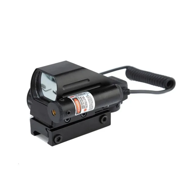 

DREAMY ANT Tactical Reflex Red Green Laser 4 Reticle Holographic Projected Dot Sight Scope 11/20mm Rail Mount For Airgun Hunting