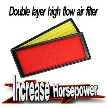 

Car Air Filter High Flow Air Filter Improve Horsepower Double layer Air Filter for Volkswagen VW Scirocco 1.4L 160BHP 2008-2014