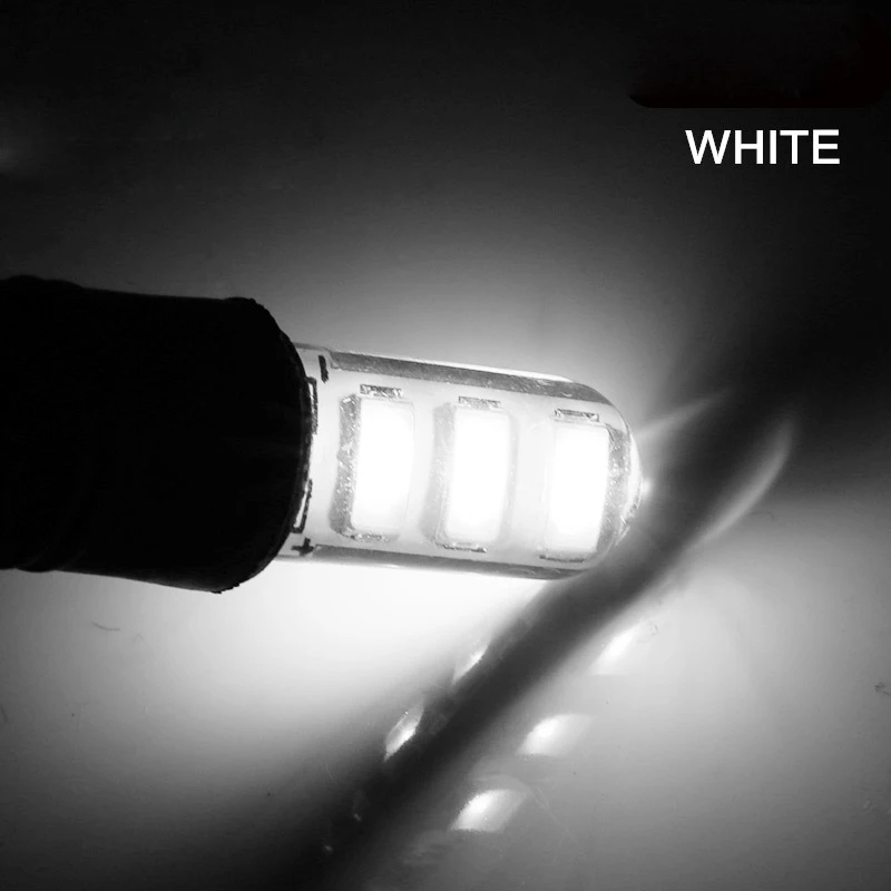 100 шт Авто T10 W5W светодиодный автомобильные лампы 194 5630 6smd COB силиконовая оболочка для салона автомобиля лампа для чтения силикагель клин