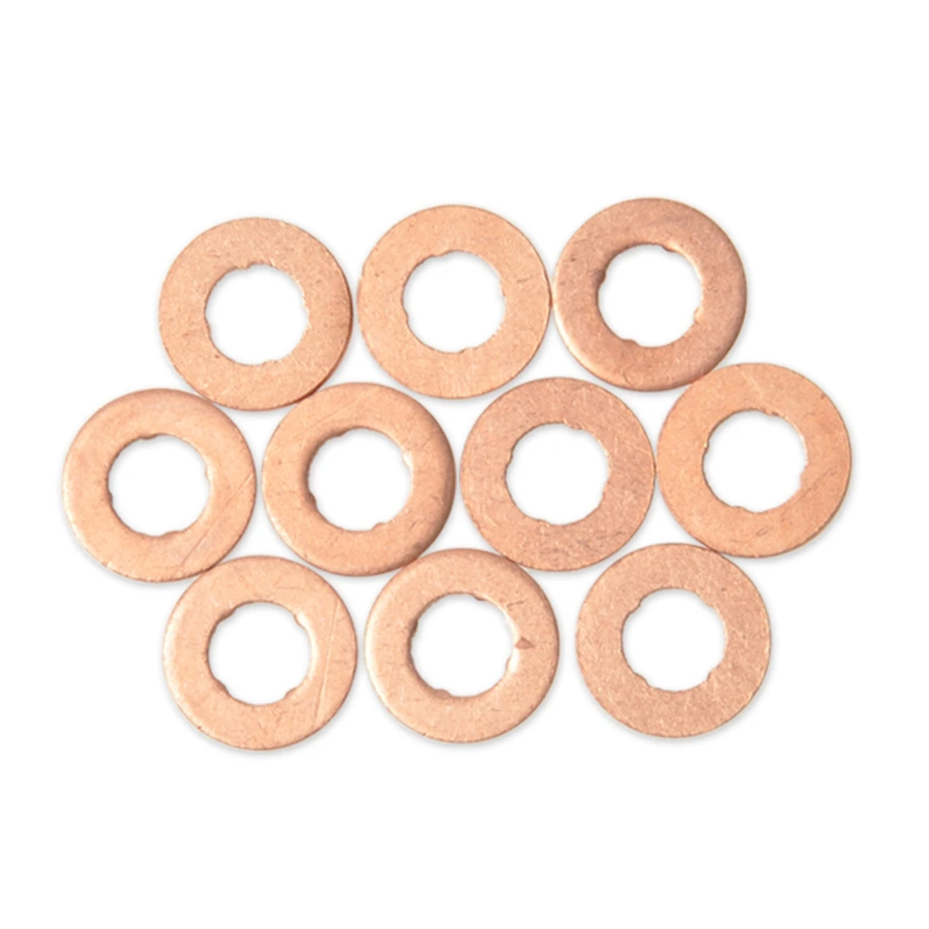 10pcs Diesel Fuel Injector Wedge Washer For S60 S80 V70 Xc90 2.4d 2.4d5 10pcs Diesel Fuel Injector Wedge Washer For S60 S80 V70 Xc90 2.4d 2.4d5