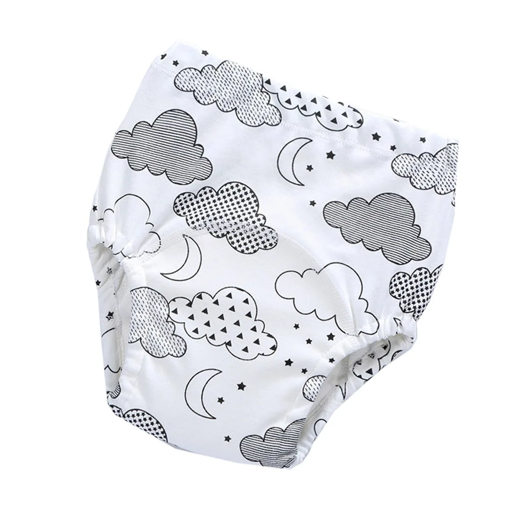 Cotton Training Pants Waterproof Toddler Potty Training Underwear for Boys and Girls Diapers Washable and Reusable Baby Nappy - Цвет: 51