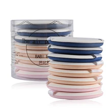 8 шт./компл. круглая форма кушон для макияжа Губка слоеная сухая влажная двойного использования маскирующая Жидкая Основа BB/CC крем макияж затяжки