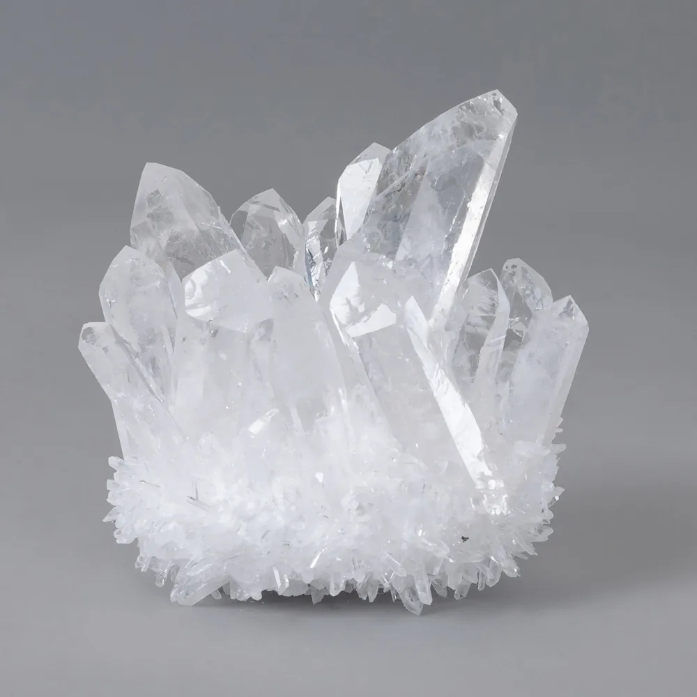 

A++ Clear Quartz Crystal Natural Crystal Cluster Reiki Healing Specimen Rock Stones and Crystals Mineral Home Decoration Stone