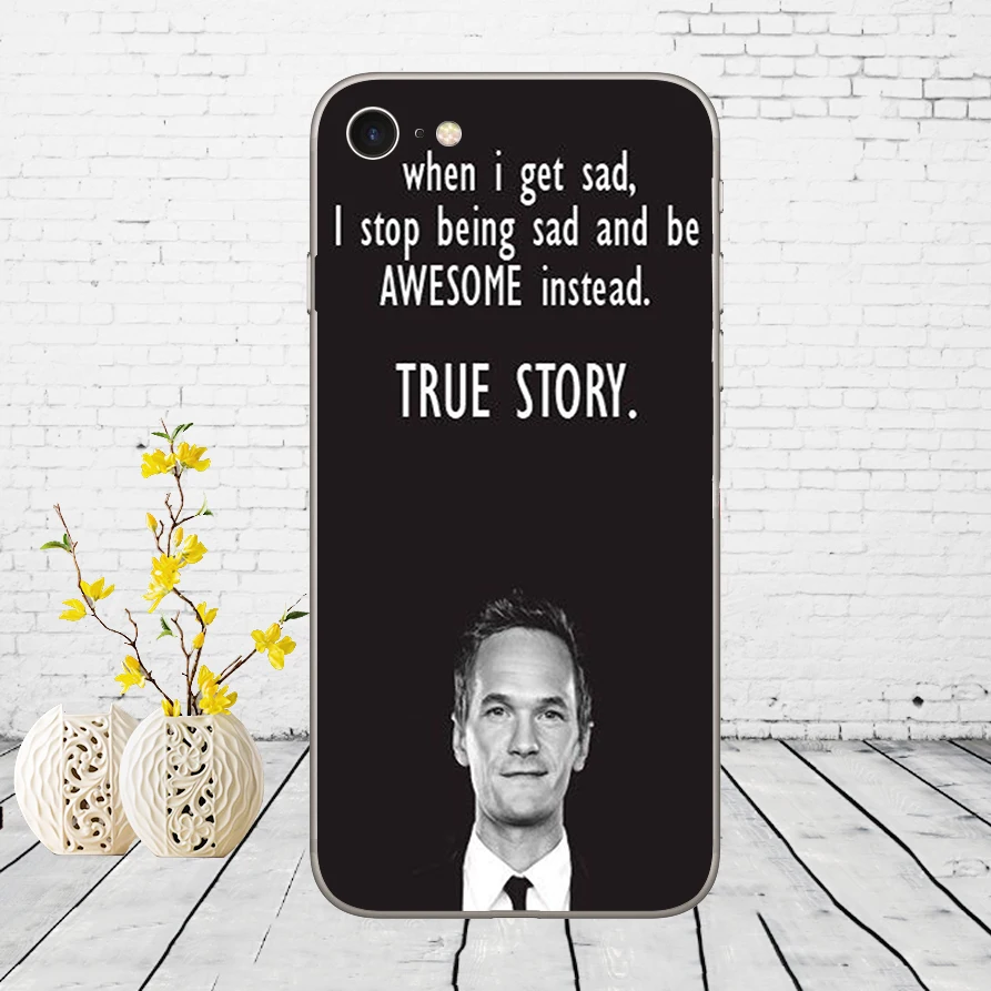 121DD how i met your mother himym quotes Мягкий силиконовый чехол для iPhone 5 5S SE 6 6s 8 plus 7 7 Plus X XS SR MAX чехол