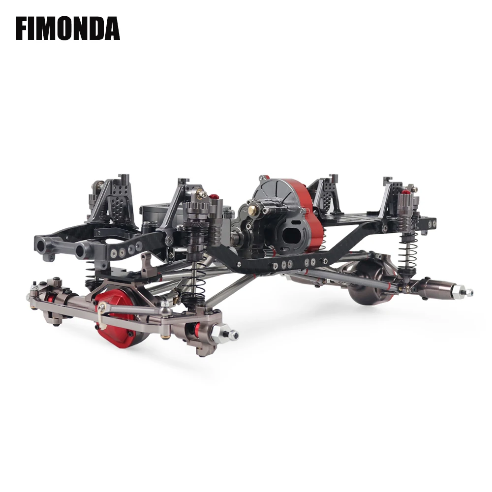 FIMONDA 1/10 RC Гусеничный Металлическое шасси комплект 313 мм 12 3 &quotколесная база с