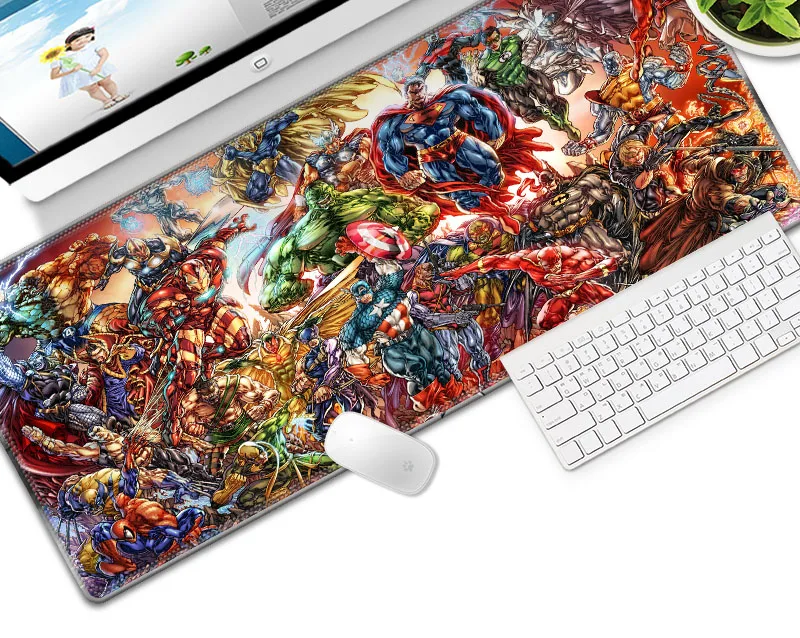 Игровой коврик для мыши размером 40x90 см из фильма «Железный человек», игровой коврик из натурального каучука для геймеров, компьютерный Настольный коврик для CSGO DOTA2, коврик для мыши