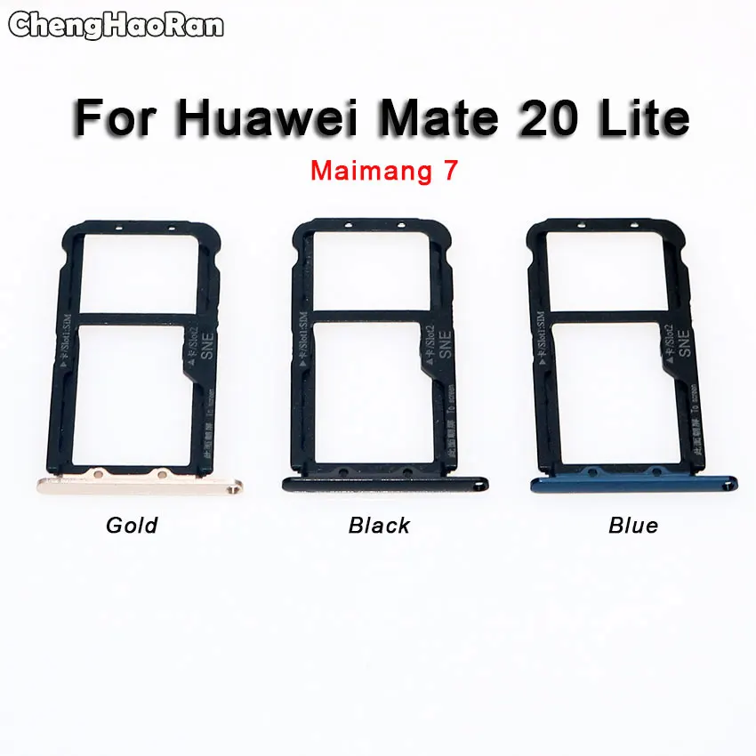ChengHaoRan для huawei mate 20/mate 20 Pro/mate 20 Lite Maimang 7 Micro SIM держатель Слот лоток Адаптеры Замена