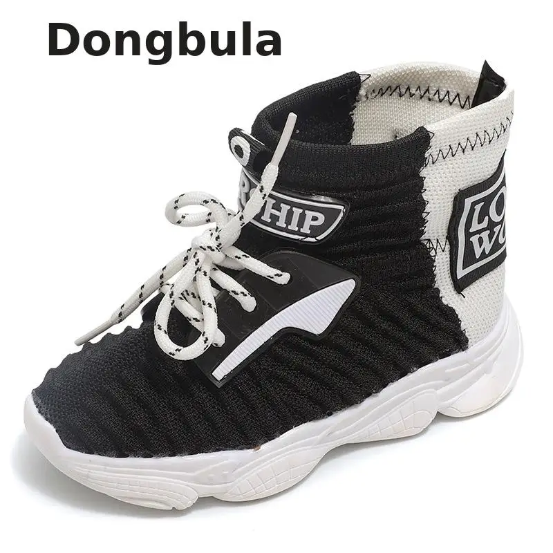 

Kids Shoes Sports Boys Running Sneakers Breathable Children Casual Shoes Fashion Girls Sneaker Ins Stretch Socks Hip Hop Boots
