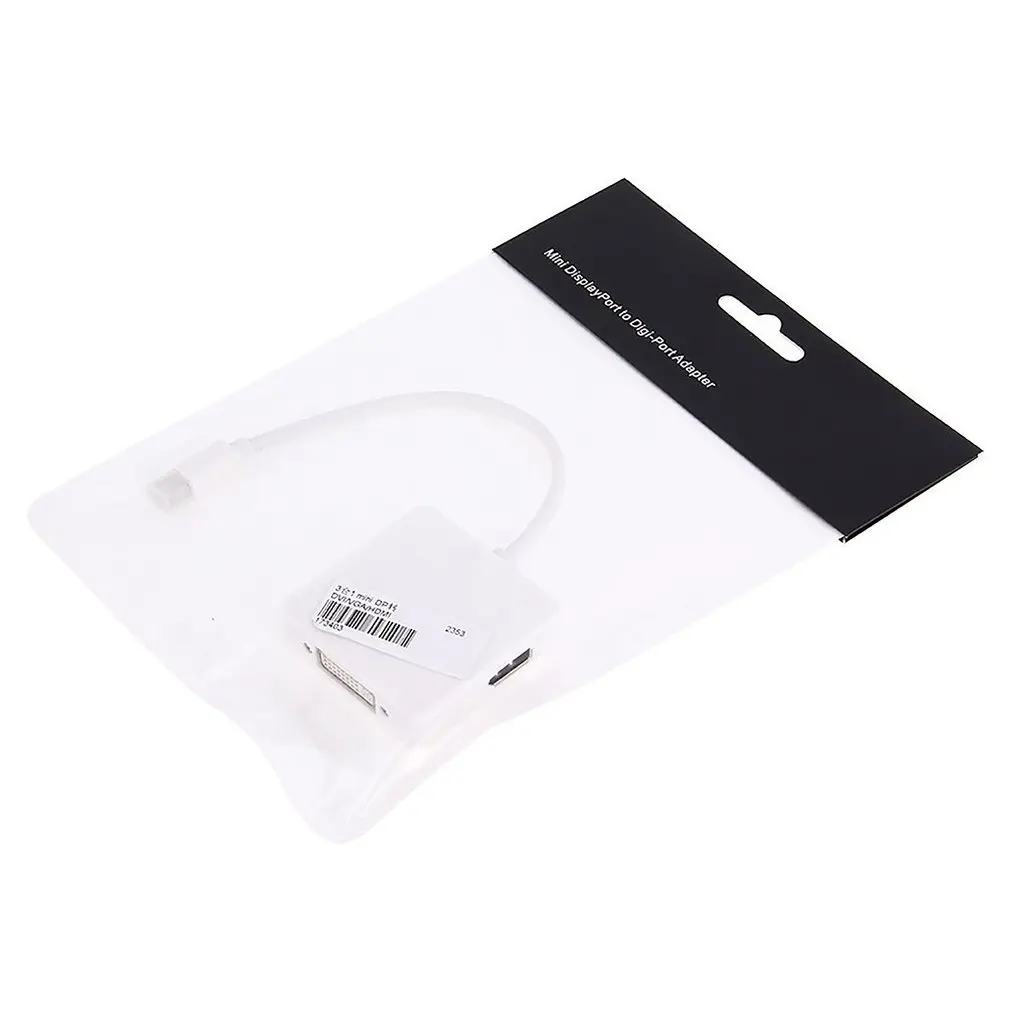Адаптер Mini DisplayPort на DVI 1920x1200 1080p Адаптер для монитора адаптер Mini DisplayPort адаптер Mini DP на DVI
