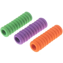 10 шт. комфорт мягкие поролоновые ручки Карандаш Ручка Управление ученик рукописного ввода помощи детские школьные канцелярские принадлежности