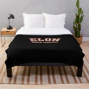 

Elon North Carolina Distressed Text Sport St Throw Blanket Soft Sherpa Blanket Bed Sheet Single Knee Blanket Office Nap Blanket