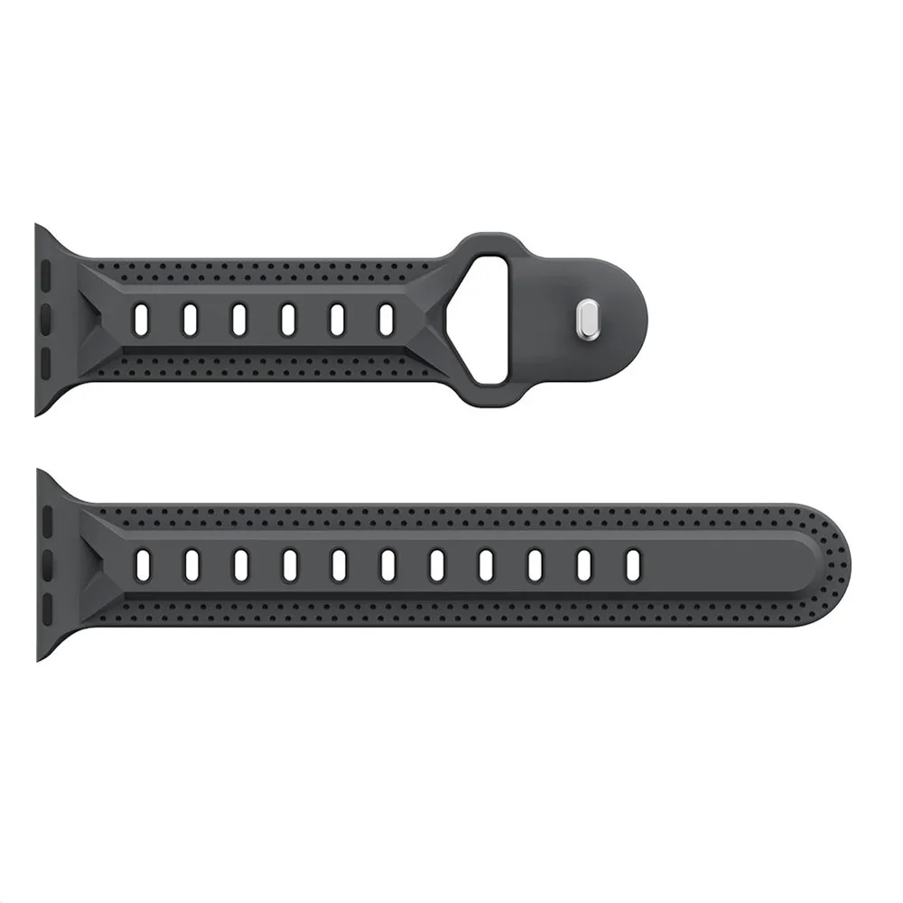 Силиконовый ремешок для наручных часов Apple Watch Sport полос, 42 мм, 38 мм, Версия 44 мм 40 мм ремешок для часов для наручных часов Iwatch серии 4/3/2/1 браслет на запястье