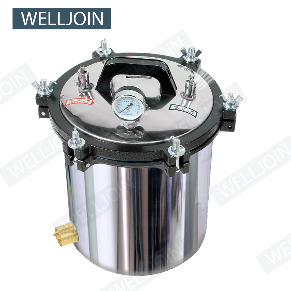 

8L Portable Stainless Steel Heating Autoclave High Pressure Sterilizer F