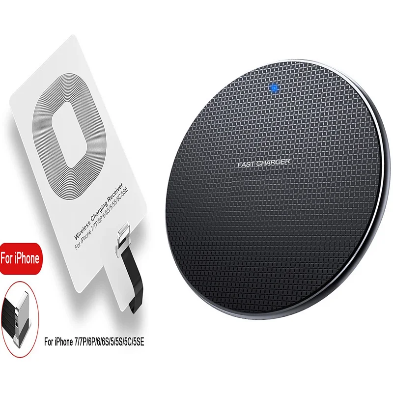 15W Qi Wireless Charger Receiver Coil Kits For iPhone13 12 11 8 7 6 Fast Wirless Charging Pad Samsung Xiaomi Huawei | Мобильные