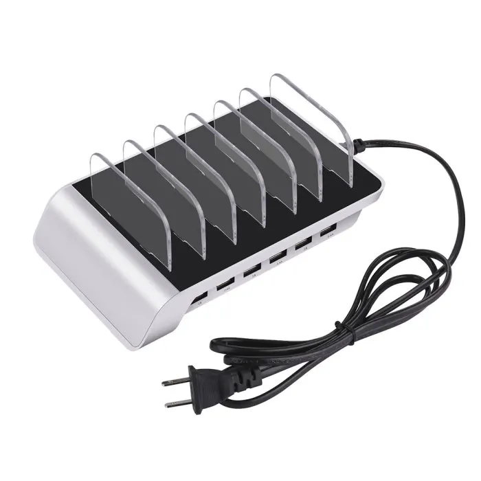 Зарядная станция для нескольких устройств USB Зарядное устройство станции 6-Порты и разъёмы зарядка через usb держатель для телефона GV99