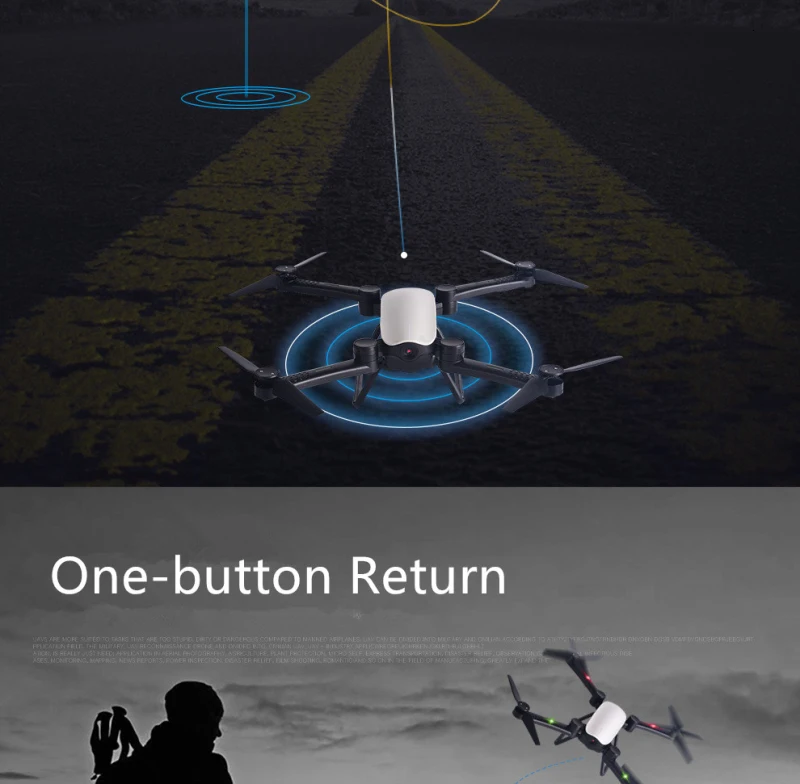 Новое поколение складной воздушный WiFi FPV Радиоуправляемый Дрон 14 минут высота удержания один ключ возврат Квадрокоптер Безголовый режим вертолет игрушки