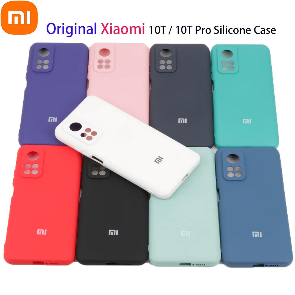 Чехол для Xiaomi Mi 10 T чехол Xiaomi10 Pro Оригинальный из жидкого силикона |