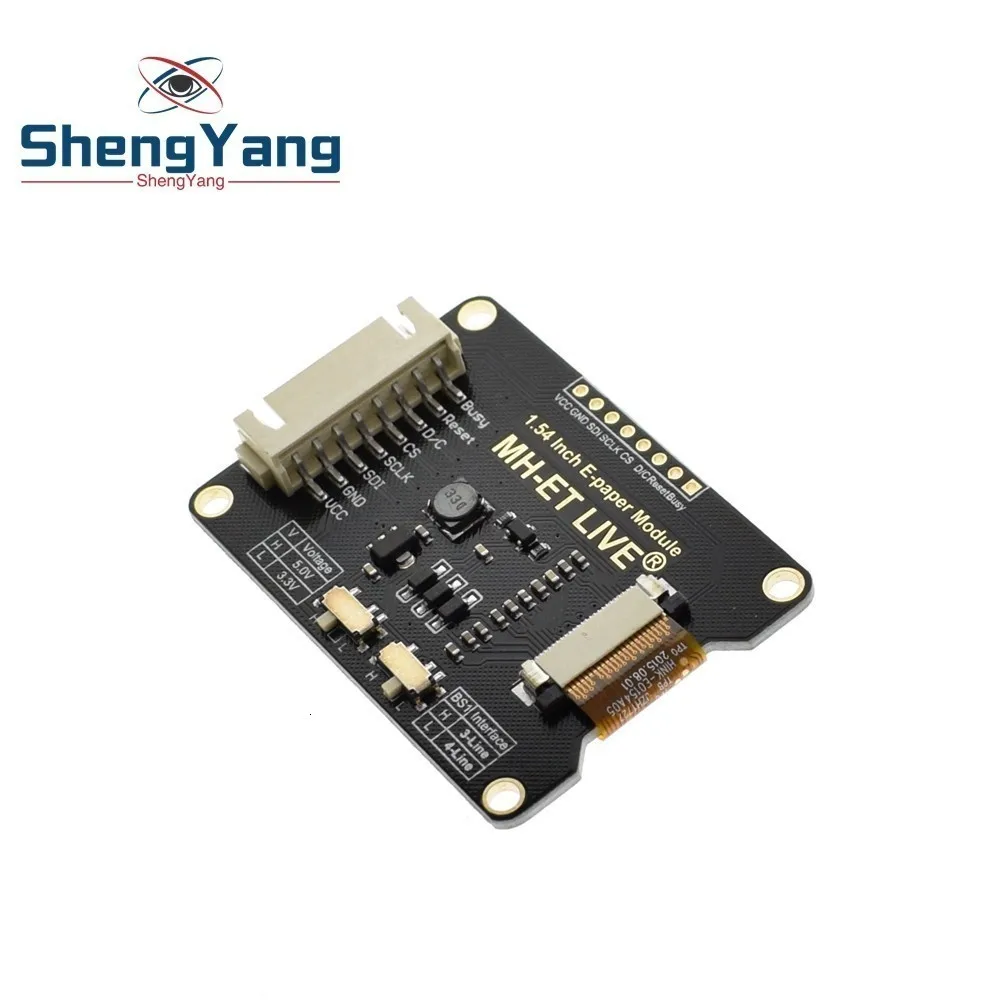 ShengYang 1,54 дюймовый электронный модуль E-paper E-Ink EInk экран дисплея SPI поддержка глобальной/части для Arduino STM raspberry pi ESP32