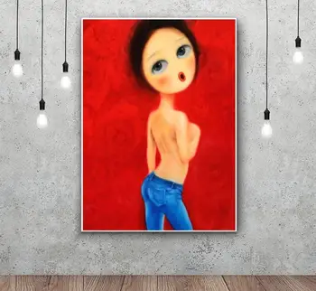 

Famous artist Li li artworks by hand made on canvas oil painting modern are for home decoration