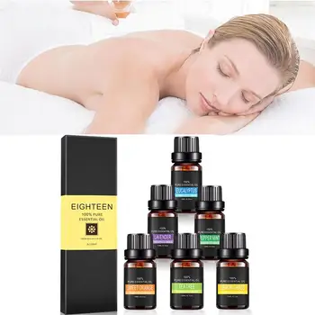 

6 Pieces Single Aromatherapy Essential Oil Lavender Essential Massage Single Oil 10ml Aromather6 Pieces Pure Esapy Essentia P6A3