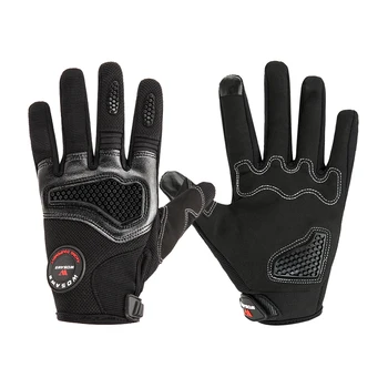 

WOSAWE Motorcycle Microfiber TPU Full Finger Gloves Motocross Motorbike Hand Protection Touch Screen Anti-slip Gloves