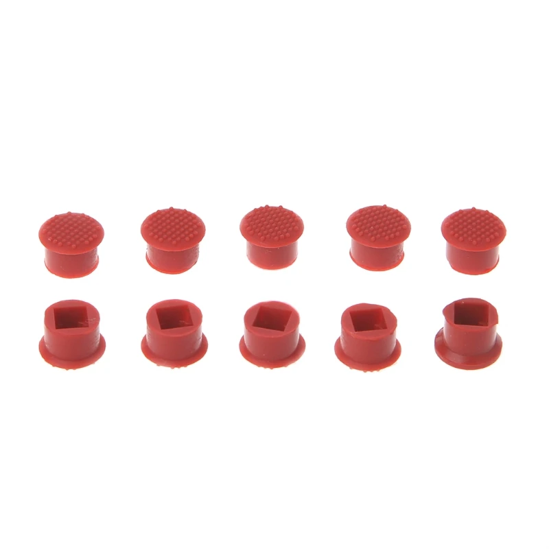 10 Pz/Set Berretti Rossi Per Lenovo Ibm Thinkpad Computer Portatile Del Mouse Pointer Trackpoint Cap-Stile A Cupola