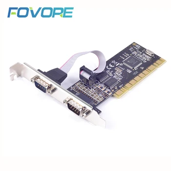 

PCI Serial DB9 RS-232 Adapter PCI to 2 ports Serial DB9 RS-232 Adapter RS232 expansion Card