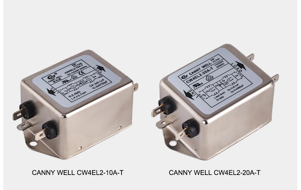 Cloudray Мощность фильтр EMI CW4L2-10A-T/CW4L2-20A-T однофазный AC 115 В/250 В 20A 50/60 Гц Бесплатная доставка