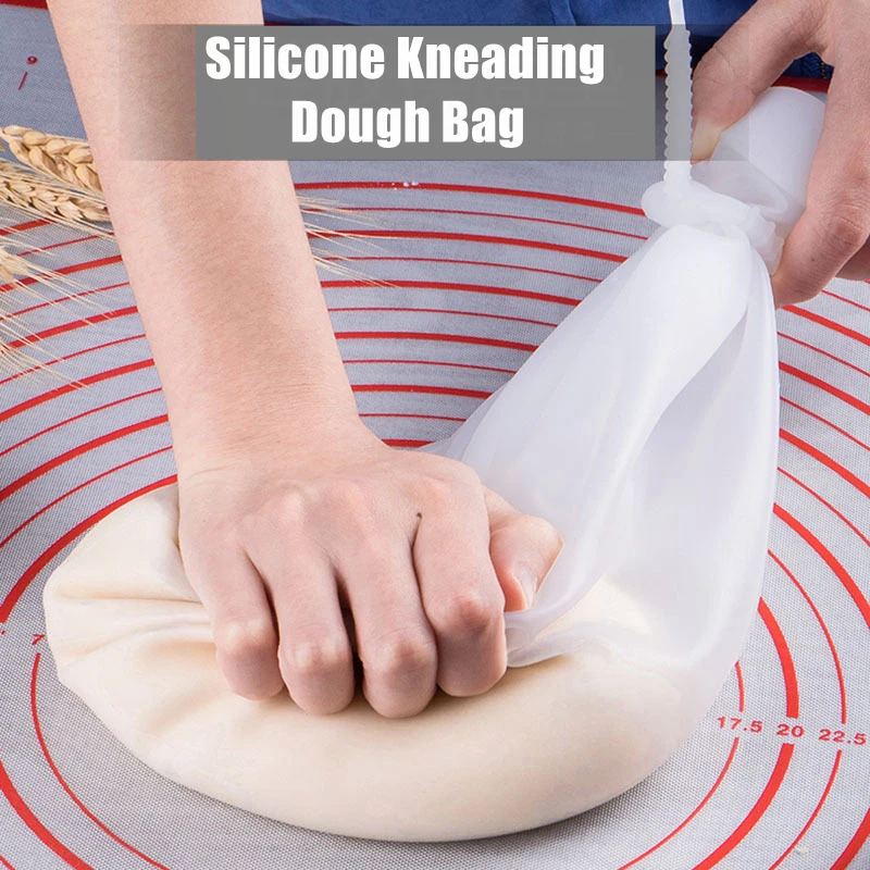 1.5KG Food Grade Silicone Kneading Dough Bag Flour Mixer Bag Pastry Tools Kneading Food Preservation