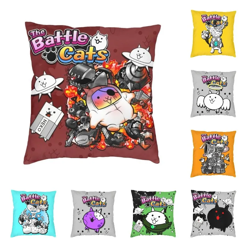 Guardians Subterra Battle Cats Gaming Fodere Per Cuscini Gattino Soft Velvet Cute Pillows Case Per Divano
