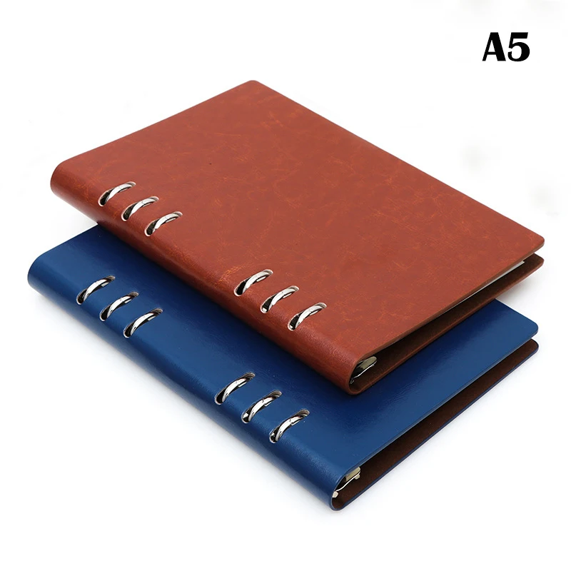 

Faux leather notebook A5 A6 spiral notebook planner agenda organizer hard cover business note book stationery Agenda Bujo Diary