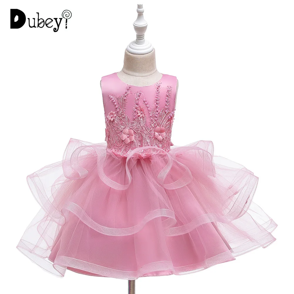 

New Tutu Dress Elegant Flower Girl Pageant Prom Ball Gown Dress Thanksgiving New Years Eve Dress for Little Girls Party