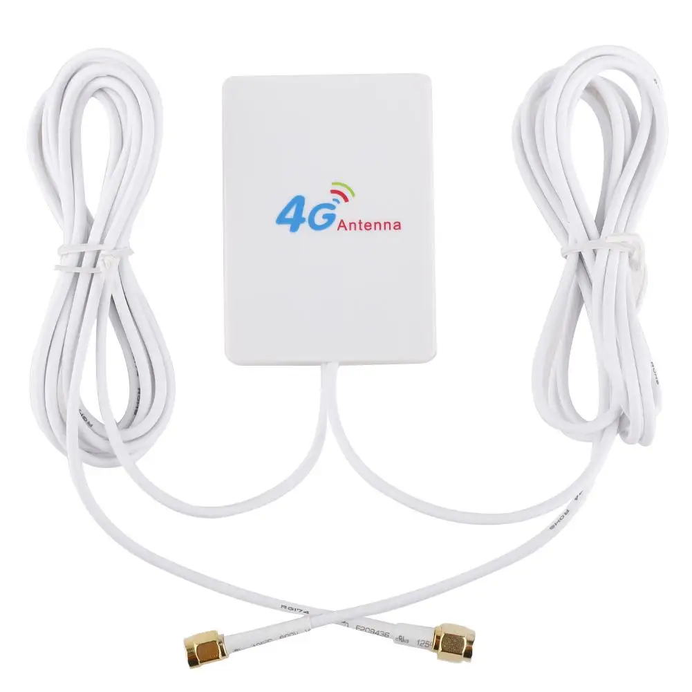 

SMA Connector 4G LTE Pannel Antenna Dual SlIder Connector for HuaweI 3G 4G LTE Router Modem AerIal