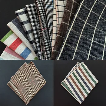 

Matagorda High Quality Cotton Hanky Plaid Hankerchief Men Pocket Square Banquet Pocket Towel Clothing Accessories Cravat Scarf