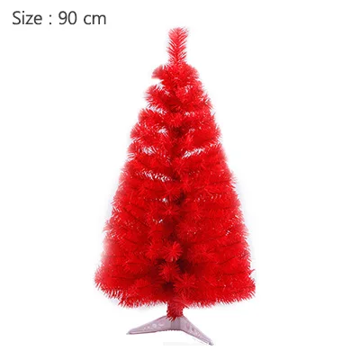 90 cm-Red Strongwell шифрование сосновая фиолетовая Рождественская елка искусственные елочные украшения Рождественское украшение для домашнего декора - Цвет: 90 cm-Red