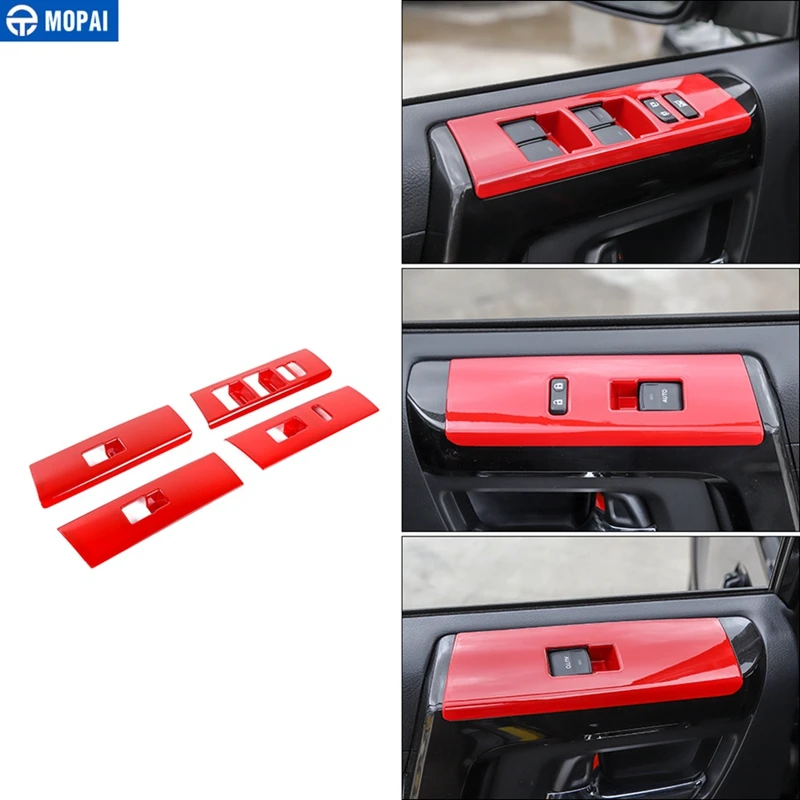 Внутренние молдинги MOPAI для 4runner 2010 + декоративные наклейки на окна автомобиля