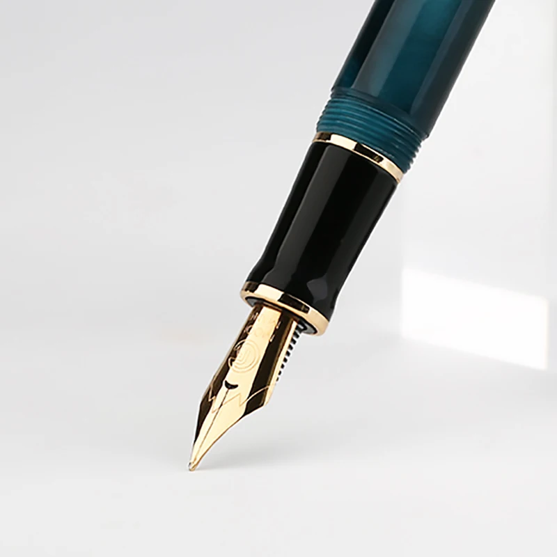 Moonman M600S целлюлоидная перьевая ручка Иридиевый тонкий наконечник 0,5 мм отличный модный офисный писательский мужской подарок ручка для бизнеса