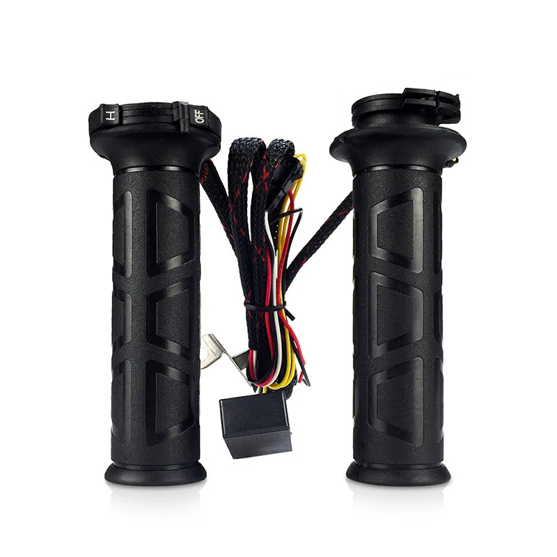 AOZBZ 1 пара удобный теплый руль для авто мотоцикла электрический горячий нагрев ручки руль для мотоцикла 2,2 см ручка