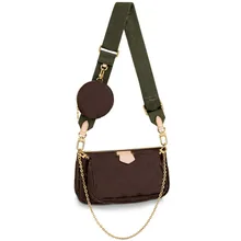 Роскошный женский комплект из 3 предметов, сумка, модный дизайн, высокое качество, три предмета, сумка на плечо, кошелек для женщин, женская повседневная сумка