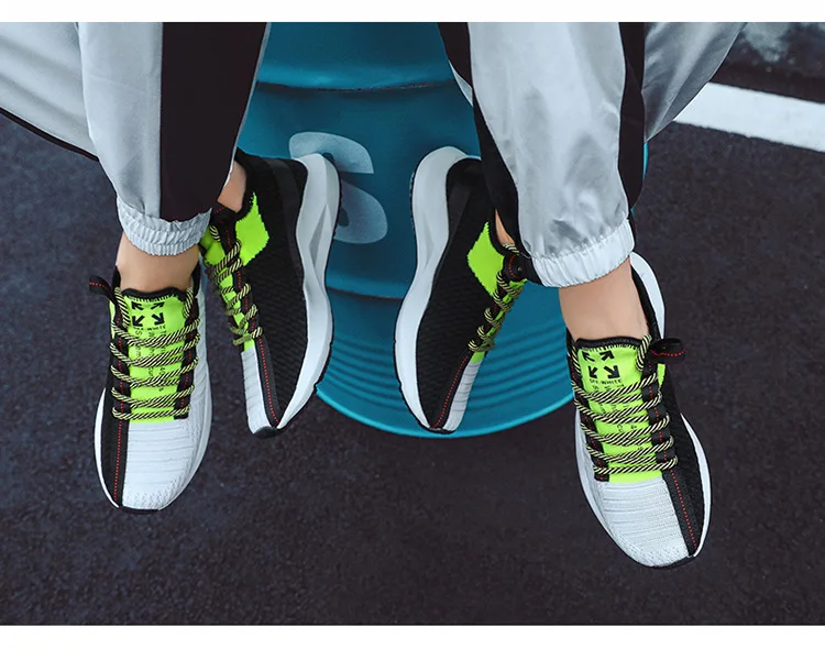 Couples Casual White Shoes Fly Woven Breathable Extra High Old Man Shoes Students Lightweight Sports Running Shoes Online Celebr