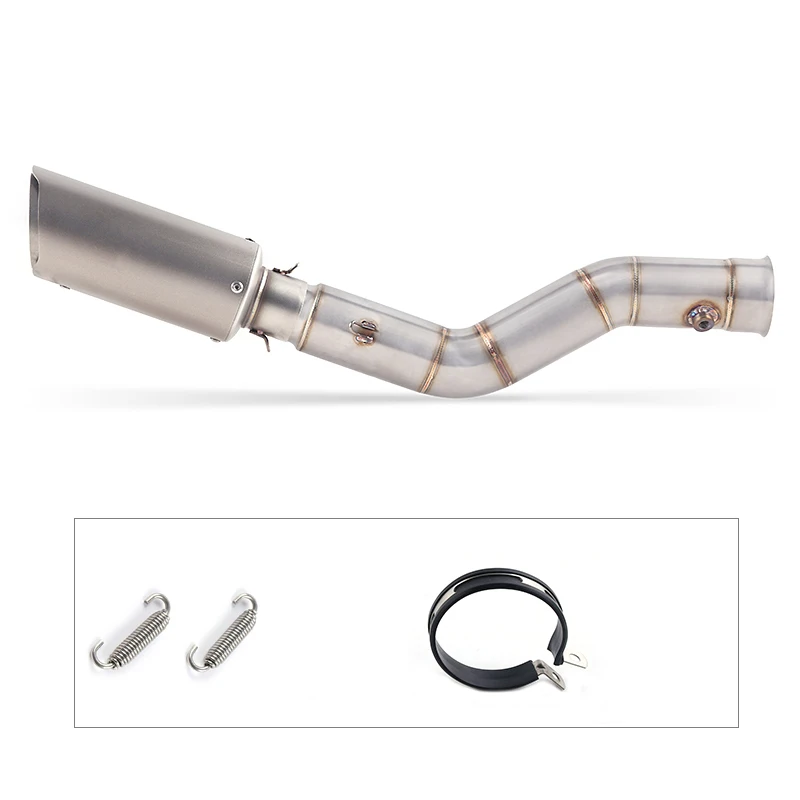 Полная выхлопная система мотоцикла slip on для Yamaha YZF R1 YZR-R1 контакт среднего звенья трубы - Цвет: same photo