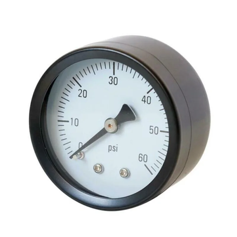 1/4 NPT манометр для воздушного компрессора 0-60psi осевой