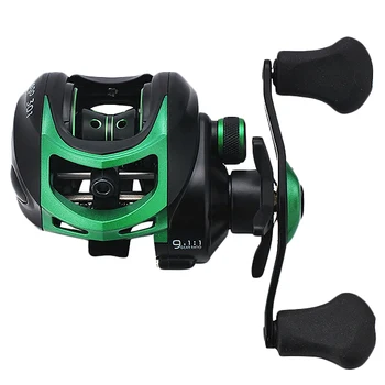 

Left Hand Baitcasting Reels Lightweight Fishing Reels With 19+1 Bb 17.6 Lb Drag Power 9.1:1 Gear Ratio