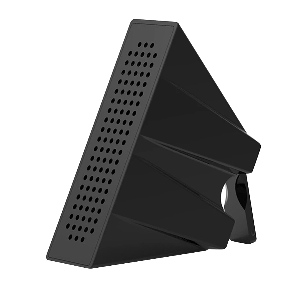Black Phone Amplifier Audio Holder Lightweight Space-saving Easy Operation Portable Bracket F-Best - Цвет: Black
