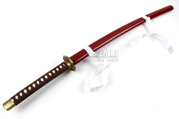 Серебряный Soul Gintama Hijikata Toushirou деревянный меч для косплея