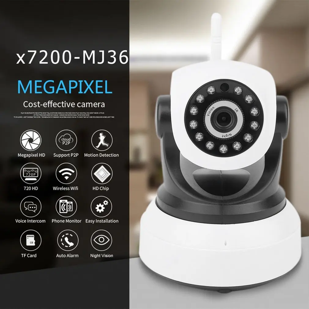 Беспроводной wifi домашний монитор камера панорамирование HD 1080P Сеть безопасности CCTV IP камера ИК ночного видения видео рекордер