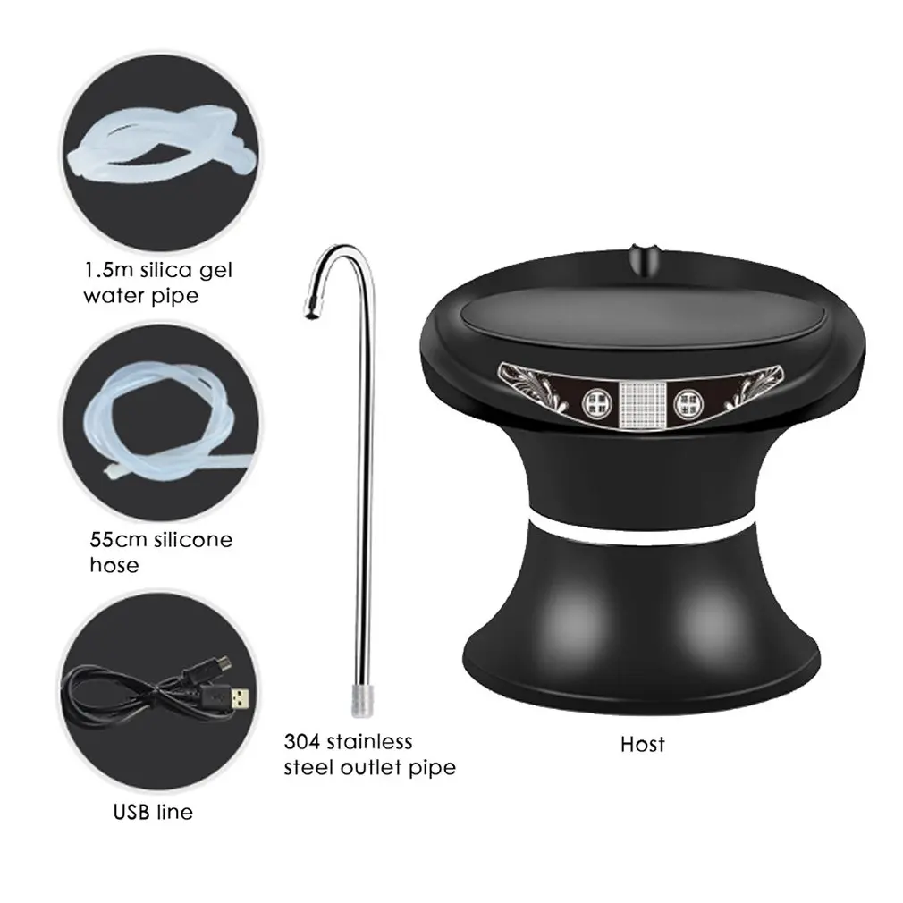 Durable USB Water Dispenser Portable Gallon Drinking Bottle Switch Smart Wireless Water Pump Water Treatment Appliances