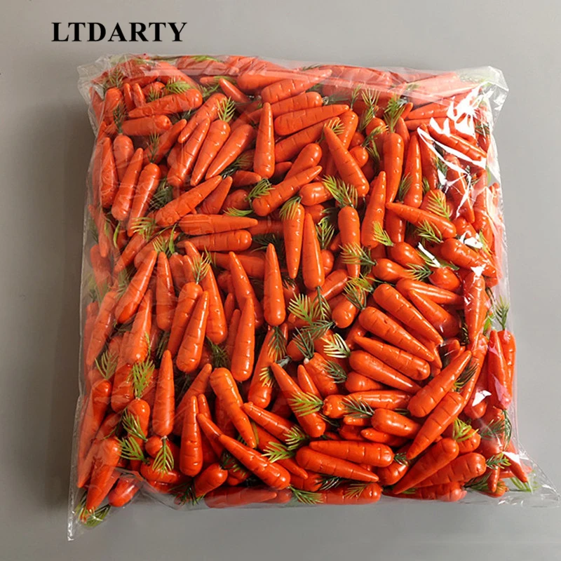 Easter Decoration Supplies Simulation Mini Carrot Foam 30/20/50pcs